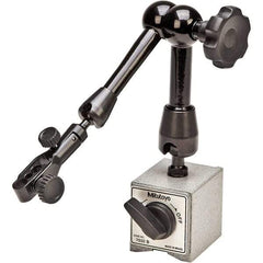 Mitutoyo - 50mm Long x 50mm Wide x 55mm High Magnetic Indicator Base with On/Off Switch - 600 N Magnetic Pull - Exact Tool & Supply