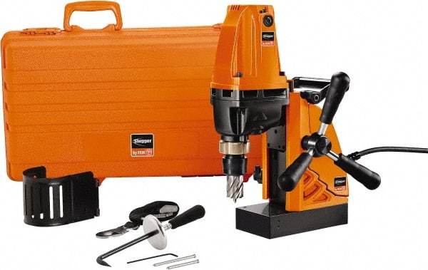 Fein - 3/4" Chuck, 2" Travel, Portable Magnetic Drill Press - 680 RPM, 750 Watts - Exact Tool & Supply