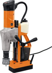 Fein - 3/4" Chuck, 2" Travel, Portable Magnetic Drill Press - 120-240 & 260-520 RPM, 1300 Watts - Exact Tool & Supply