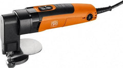 Fein - 120 Volt, Straight Handle, Handheld Electric Shear - 11 Gauge (Nonferrous Metals) & 12 Gauge (Steel) Cutting Capacity - Exact Tool & Supply