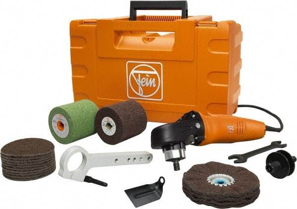 Fein - 9" Pad Diam, 900 to 2,500 RPM, Handheld Electric Polisher - 5/8-11" Spindle Thread, 10 Amps, 120 Volts - Exact Tool & Supply