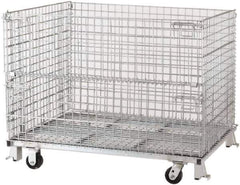 Nashville Wire - 40" Deep, Rectangular Steel Wire Basket - 36" High - Exact Tool & Supply