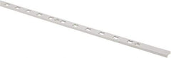Sugatsune - 99 Lb Capacity, Anodized Satin Aluminum, Single Slot Shelf Surface Mount Bracket - 1/4" Long, 102-3/8" High, 1/2" Wide - Exact Tool & Supply