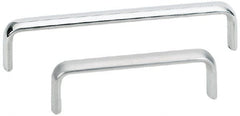 Sugatsune - Drawer Pulls; Width (Inch): 6-9/16 ; Width (mm): 166.40 ; Projection: 1-17/64 (Inch); Projection: 32.00 (mm); Center to Center: 6 (Inch); Thread Size: 8-32 Internal - Exact Tool & Supply