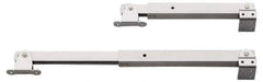 Sugatsune - 15-49/64" OAL x 1-25/32" Wide, 154 Lb Capacity, Heavy Duty Lid Stay - Only One Stay per Lid Required, 7/32" Mounting Hole Diam, 90° Max Opening, Satin 304 Stainless Steel - Exact Tool & Supply