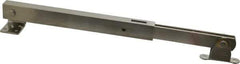 Sugatsune - 19-45/64" OAL x 1-25/32" Wide, 154 Lb Capacity, Heavy Duty Lid Stay - Only One Stay per Lid Required, 7/32" Mounting Hole Diam, 90° Max Opening, Satin 304 Stainless Steel - Exact Tool & Supply