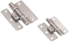 Sugatsune - 1-63/64" Long x 1-11/16" Wide x 5/64" Thick, Stainless Steel Torque Hinge - Stainless Steel, Polished Finish - Exact Tool & Supply