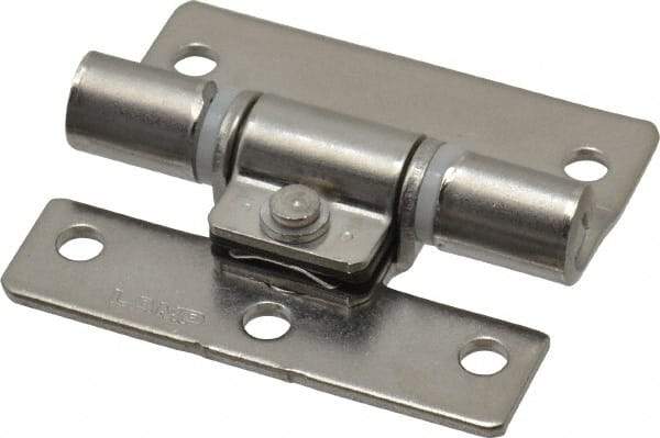 Sugatsune - 1-63/64" Long x 1-11/16" Wide x 5/64" Thick, Stainless Steel Torque Hinge - Stainless Steel, Polished Finish - Exact Tool & Supply