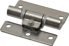 Sugatsune - 1-63/64" Long x 1-11/16" Wide x 5/64" Thick, Stainless Steel Torque Hinge - Stainless Steel, Polished Finish - Exact Tool & Supply