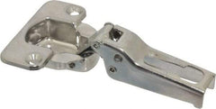 Sugatsune - 57mm Long x 55mm Wide x 38mm Thick, Concealed Overlay Hinge - 304 Stainless Steel, Polished Finish - Exact Tool & Supply