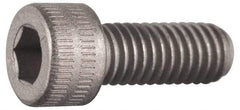 Made in USA - 1/4-20 UNC Hex Socket Drive, Socket Cap Screw - Grade A-286 Alloy Steel, Passivated Finish, Fully Threaded, 1/2" Length Under Head - Exact Tool & Supply