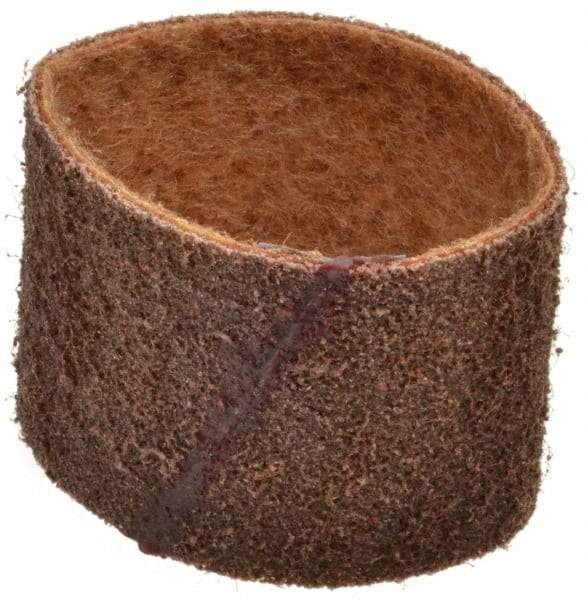 Brite Star - 3" Wide x 10-11/16" OAL, 80 Grit, Aluminum Oxide Abrasive Belt - Aluminum Oxide, Coarse, Nonwoven, Series SC-BS - Exact Tool & Supply