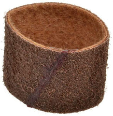 Brite Star - 3" Wide x 10-11/16" OAL, 80 Grit, Aluminum Oxide Abrasive Belt - Aluminum Oxide, Coarse, Nonwoven, Series SC-BS - Exact Tool & Supply