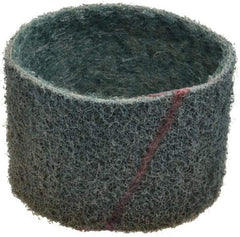 Brite Star - 3" Wide x 10-11/16" OAL, 320 Grit, Aluminum Oxide Abrasive Belt - Aluminum Oxide, Very Fine, Nonwoven, Series SC-BS - Exact Tool & Supply