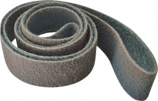 Brite Star - 3" Wide x 132" OAL, 320 Grit, Aluminum Oxide Abrasive Belt - Aluminum Oxide, Very Fine, Nonwoven, Series SC-BS - Exact Tool & Supply