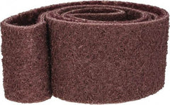 Brite Star - 2-1/2" Wide x 60" OAL, 120 Grit, Aluminum Oxide Abrasive Belt - Aluminum Oxide, Medium, Nonwoven, Series SC-BS - Exact Tool & Supply