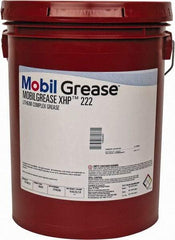 Mobil - 35.2 Lb Pail Lithium High Temperature Grease - Dark Blue, High Temperature, NLGIG 2, - Exact Tool & Supply