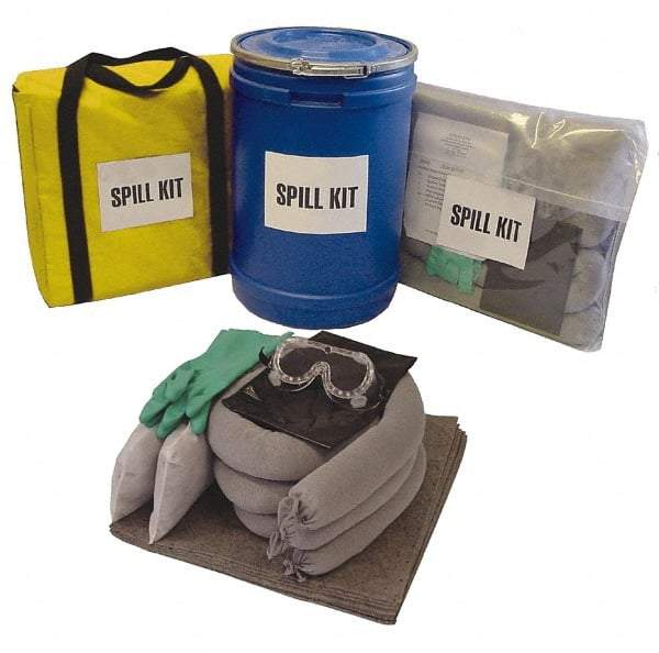 PRO-SAFE - Universal & Universal/Chemical Spill Kit - 14 Gal Polypropylene Pail - Exact Tool & Supply