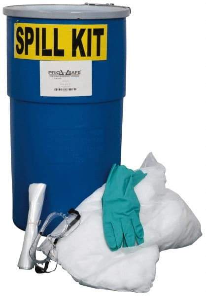 PRO-SAFE - Oil Only Spill Kit - 14 Gal Polypropylene Pail - Exact Tool & Supply