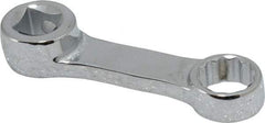 Proto - 1/2" 12 Point 3/8" Drive Chrome Box End Torque Adapters - 47/64" Head Diam x 21/64" Head Thickness, 2-25/32" OAL - Exact Tool & Supply