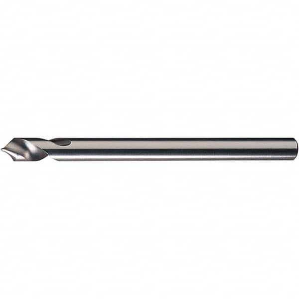 Chicago-Latrobe - 3/8" Body Diam, 90°, 5" OAL, High Speed Steel Spotting Drill - Exact Tool & Supply