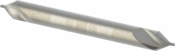 Chicago-Latrobe - #00 Plain Cut 60° Incl Angle High Speed Steel Combo Drill & Countersink - Exact Tool & Supply