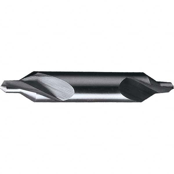 Chicago-Latrobe - #8 Plain Cut 60° Incl Angle High Speed Steel Combo Drill & Countersink - Exact Tool & Supply