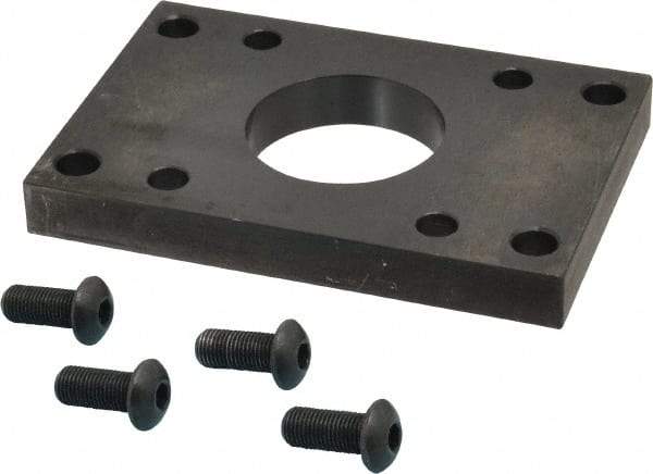 Parker - Air Cylinder Rectangular Flange Mount - Use with 3MA and 4MA Series Cylinders - Exact Tool & Supply