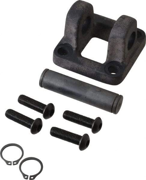 Parker - Air Cylinder Cap Fixed Clevis - Use with 3MA and 4MA Series Cylinders - Exact Tool & Supply