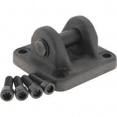 Parker - Air Cylinder Cap Fixed Clevis - Use with 3MA and 4MA Series Cylinders - Exact Tool & Supply