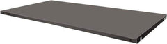 Durham - Gray, Steel, Cabinet Shelf - 45-15/16" Wide x 20-27/32" Deep x 3" High Body - Exact Tool & Supply