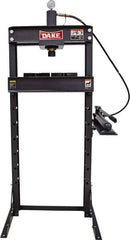 Dake - 10 Ton Hydraulic Shop Press - 6 Inch Stroke - Exact Tool & Supply