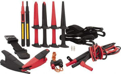 Fluke - 8 Piece, Test Lead Set - 600 Volt Max - Exact Tool & Supply