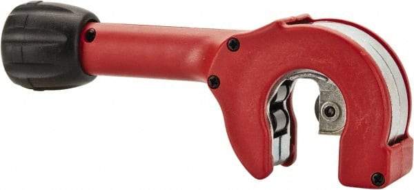 General - 5/8" to 1-1/8" Pipe Capacity, Ratcheting Tube Cutter - Cuts PVC, Stainless Steel, Copper, Brass and Aluminum - Exact Tool & Supply