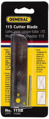 General - Cutter Replacement Cutting Blade - Use with General Tool 115, Cuts PVC, ABS and PE tubing - Exact Tool & Supply