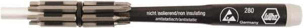 Wiha - 16 Piece, 1/4" Drive Screwdriver Micro Bit Set - #00 to #1 Phillips, 0.035 to 1/8" Hex, 1.5, 2, 2.5 & 3mm Slotted - Exact Tool & Supply
