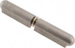 Value Collection - 5-29/32" Long x 0.787" Wide x 0.984" Thick, Weld On Hinge - Steel with Steel Pin - Exact Tool & Supply