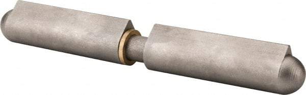 Value Collection - 7-7/8" Long x 29/32" Wide x 1.122" Thick, Weld On Hinge - Steel with Steel Pin - Exact Tool & Supply