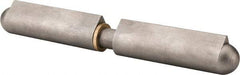 Value Collection - 7-7/8" Long x 29/32" Wide x 1.122" Thick, Weld On Hinge - Steel with Steel Pin - Exact Tool & Supply