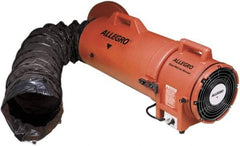 Allegro - 900 CFM, Electrical AC Axial Blower Kit - 8 Inch Inlet/Outlet, 0.33 HP, 115 Max Voltage Rating, Explosion Proof - Exact Tool & Supply
