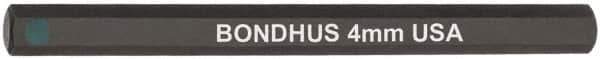 Bondhus - 4mm Hex Drive Bit - 2" OAL - Exact Tool & Supply