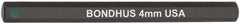 Bondhus - 4mm Hex Drive Bit - 2" OAL - Exact Tool & Supply