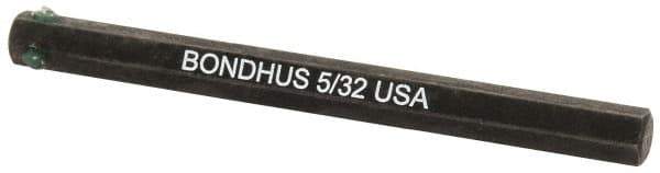 Bondhus - 5/32" Hex Drive Bit - 2" OAL - Exact Tool & Supply