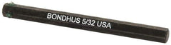 Bondhus - 5/32" Hex Drive Bit - 2" OAL - Exact Tool & Supply