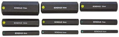 Bondhus - 9 Piece Hex Drive Bit Set - Hex Point - Exact Tool & Supply