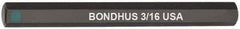 Bondhus - 3/16" Hex Drive Bit - 2" OAL - Exact Tool & Supply