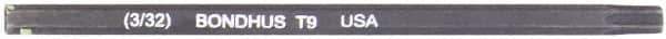 Bondhus - Star Hex Drive Bit - 2" OAL - Exact Tool & Supply
