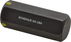 Bondhus - 3/4" Hex Drive Bit - 2" OAL - Exact Tool & Supply