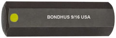 Bondhus - 9/16" Hex Drive Bit - Exact Tool & Supply