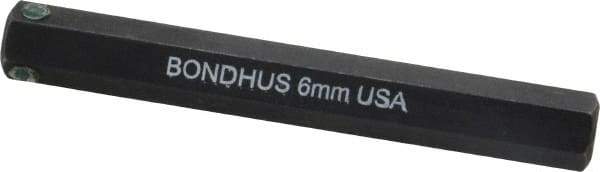 Bondhus - 6mm Hex Drive Bit - 2" OAL - Exact Tool & Supply